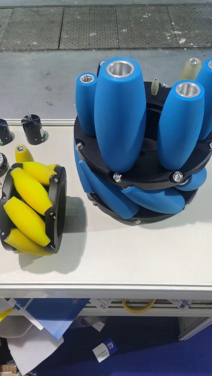 高品質の360度 10インチメカニウムホイール 4