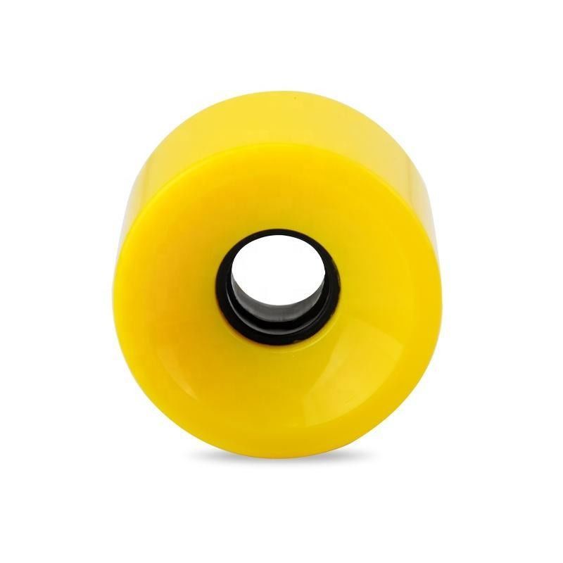 多色 70mm PU スケートボードホイール 高耐久性 軽量